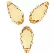 Gouttes PureCrystal 6010 11x5.5 mm - Golden Topaz x4