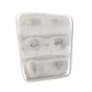 Poussoir irregulier pour cordon 2 mm Placage Argent fin vieilli x1