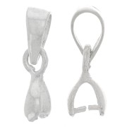 Attache pendentif 10 mm avec bélière en Argent 925 x1