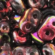 SuperDuo 2,5x5 mm Magic Red Brown x10g