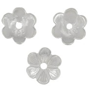 Coupelle fleur 7 mm - Placage Argent fin x1|raw }}