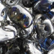 SuperDuo 2,5x5 mm Crystal Heliotrope x10g