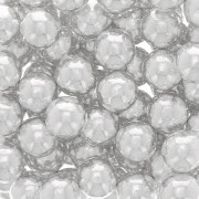 Perles sans trou - mini boules 2 mm - Placage Argent fin x100|raw }}