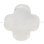 Perle trèfle en nacre 10 mm x1|raw }}