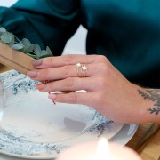 Perle trèfle en nacre 6 mm x1