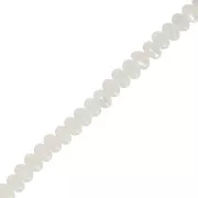 Perles rondelles style Heishi en nacre 4x2.5 mm x39cm