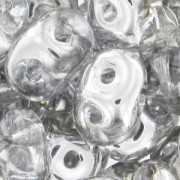SuperDuo 2,5x5 mm Crystal Argent x10g|raw }}