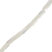 Perles tubes en nacre 5x3 mm x40cm