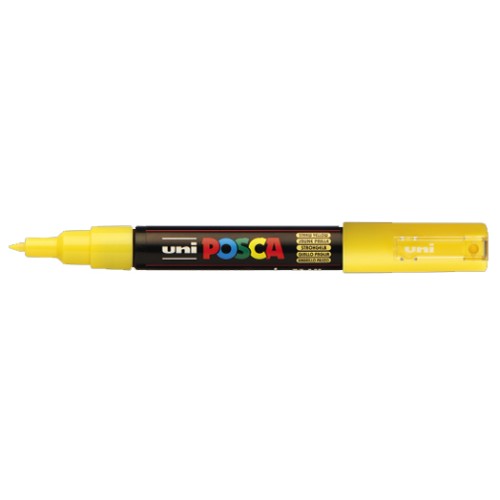 Marqueur Posca pointe conique extra-fine 1 mm - Jaune paille x1