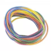 Queue de rat polyester 2 mm couleurs claires x5m