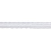 Elastique souple plat 5 mm - Blanc x5m