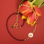 Fermoir bouée 11 mm - Doré à l'or fin x1