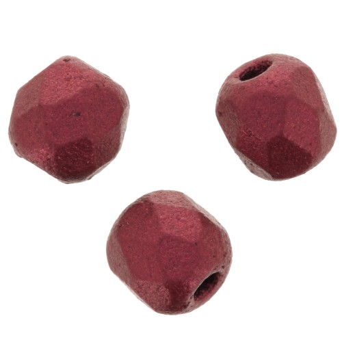 Facettes 2 mm - Lava Red x50