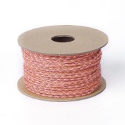 Cordon en coton tressé 2 mm - Rouge - Rose - Marron x1m|raw }}