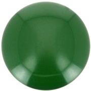 Cabochon rond en résine opaque 14 mm - Vert foncé x1|raw }}