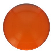 Cabochon rond en résine 12 mm - Ambre x1
