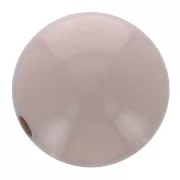 Perle en résine opaque 8 mm - Taupe x1