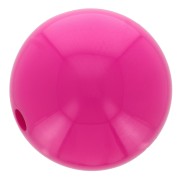 Perle en résine opaque 10 mm - Fuchsia x1|raw }}