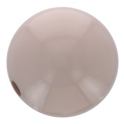 Perle en résine opaque 10 mm - Taupe x1