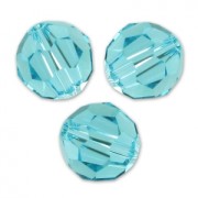 Perles rondes  PureCrystal 5000 4 mm Light Turquoise x20