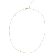 Tour de cou réglable maille Venitienne 0.8 mm -  Gold filled (or laminé)   x48cm