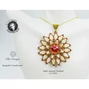 Perles en verre Navette 3 trous 6x12 mm - Metallic Iris Mat x10g