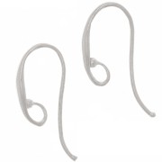 Crochets d'oreilles design 16 mm - Argent 925 x2
