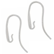 Crochets d'oreilles design 18 mm - Argent 925 x2