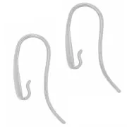 Crochets d'oreilles design 18 mm - Argent 925 x2