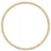 Anneau fermé diamanté 19 mm - Gold filled (or laminé)  x1