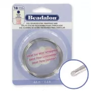 Fil rond 1.02 mm - Acier inoxydable 316L x3.5m