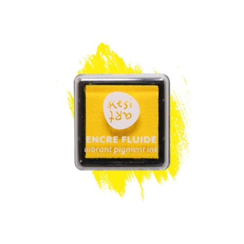 Encreur pour tampon - Encre fluide à pigment - Kesi Art - Lemon x1