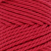Bobine de cordon en coton pour macramé 5 mm - Rouge x50m