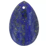 Pendentif poire 30x20 mm en pierre gemme - Lapis lazuli x1