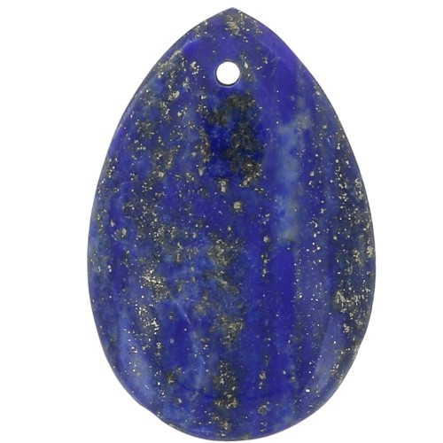 Pendentif poire 30x20 mm en pierre gemme - Lapis lazuli x1