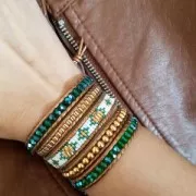 Facettes 4 mm Emerald AB x50