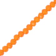 Perles rondelles facettées - rondes aplaties - 6x5 mm Topaz x42cm|raw }}