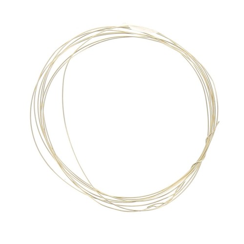 Fil semi-dur rond 0.25 mm en Gold filled (or laminé)  x1m