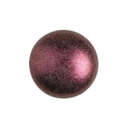 Cabochon rond en verre par Puca® 14 mm - Dark Violet Metallic Mat x1|raw }}