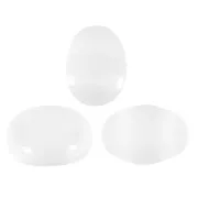 Perles en verre Samos® par Puca® 7x5 mm - Crystal Mat x10g
