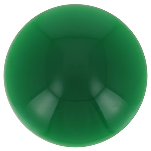 Cabochon en résine opaque 14 mm - Vert emeraude x1