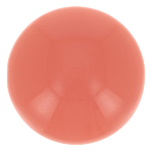 Cabochon en résine opaque 14 mm - Rose corail x1