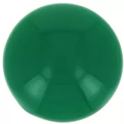 Cabochon rond 14 mm en résine opaque - Vert sapin x1