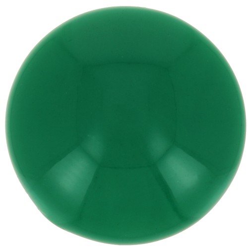 Cabochon rond 14 mm en résine opaque - Vert sapin x1