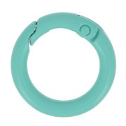 Fermoir rond mousqueton 20 mm - Mint x1|raw }}