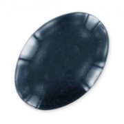 Cabochon pailleté 25x18 mm Bleu Nuit x1|raw }}