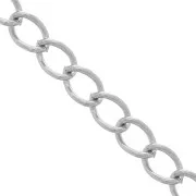 Chaîne maille Rombo 6x4 mm en Acier inoxydable x1m