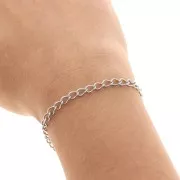 Chaîne maille Rombo 6x4 mm en Acier inoxydable x1m