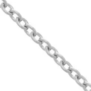 Chaîne maille Forçat 4,1x3,1 mm en Acier inoxydable x1m