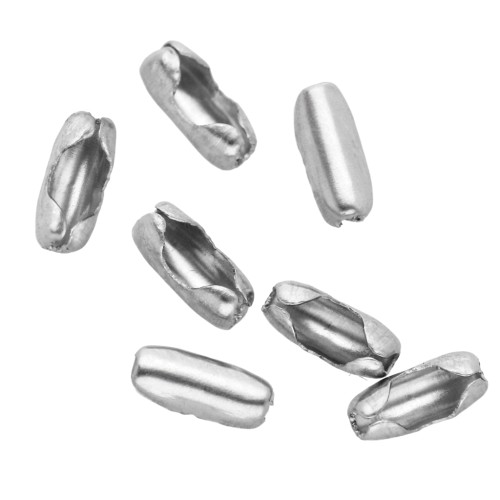 Embouts de fermeture pour chaîne maille boule 1,5 mm - Acier inox 304 x10